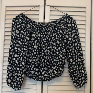 Peasant floral top